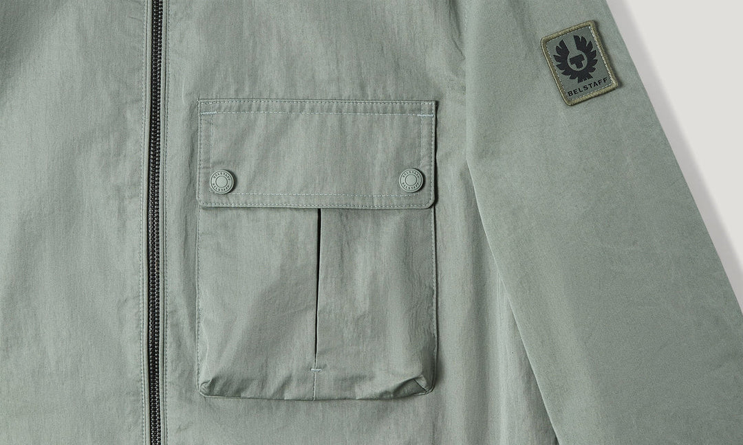 BELSTAFF DROME OVERSHIRT - SAGE GREEN