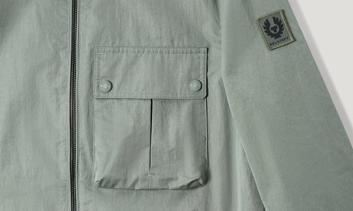 BELSTAFF DROME OVERSHIRT - SAGE GREEN