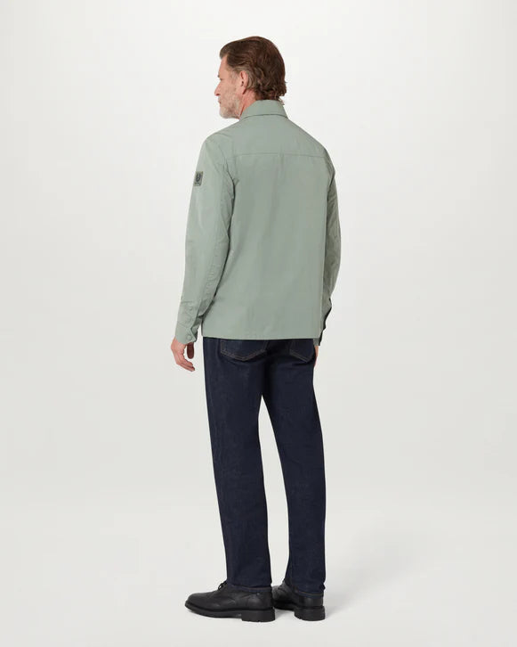 BELSTAFF DROME OVERSHIRT - SAGE GREEN