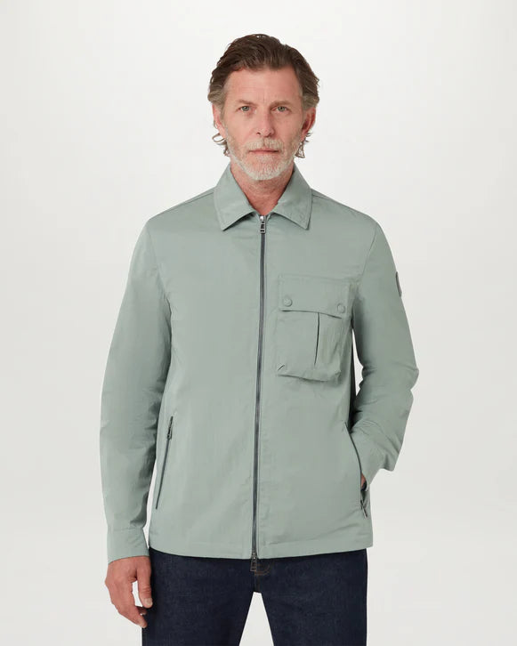 BELSTAFF DROME OVERSHIRT - SAGE GREEN