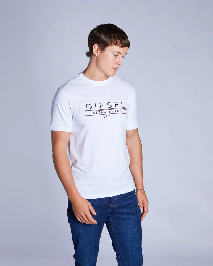 DIESEL DUNCAN TEE - LIBERTY WHITE