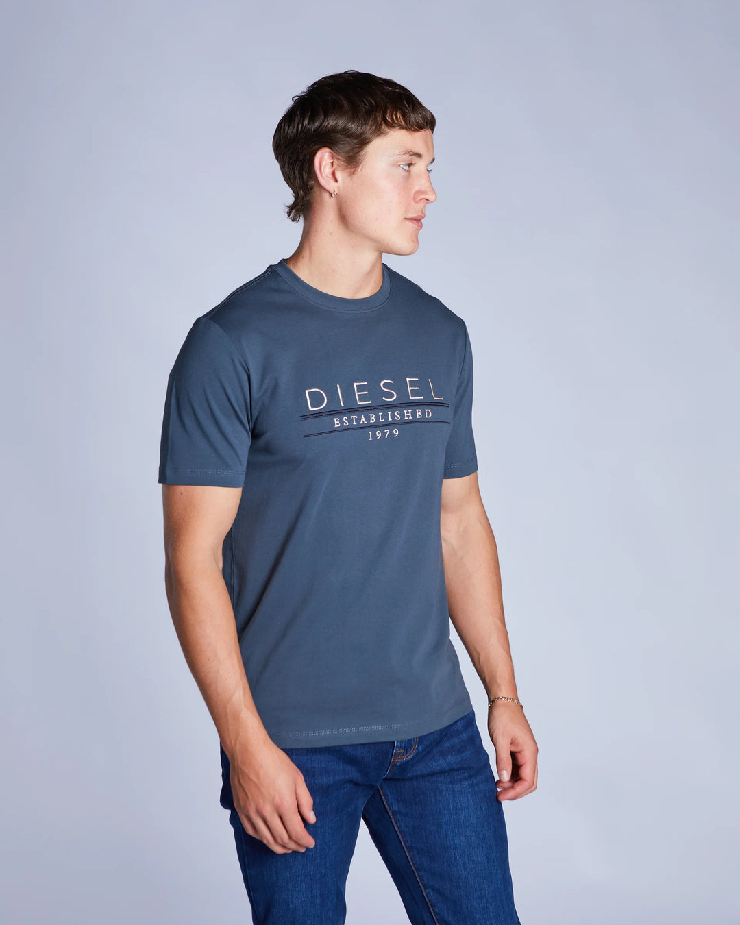 DIESEL DUNCAN TEE - PETROL BLUE