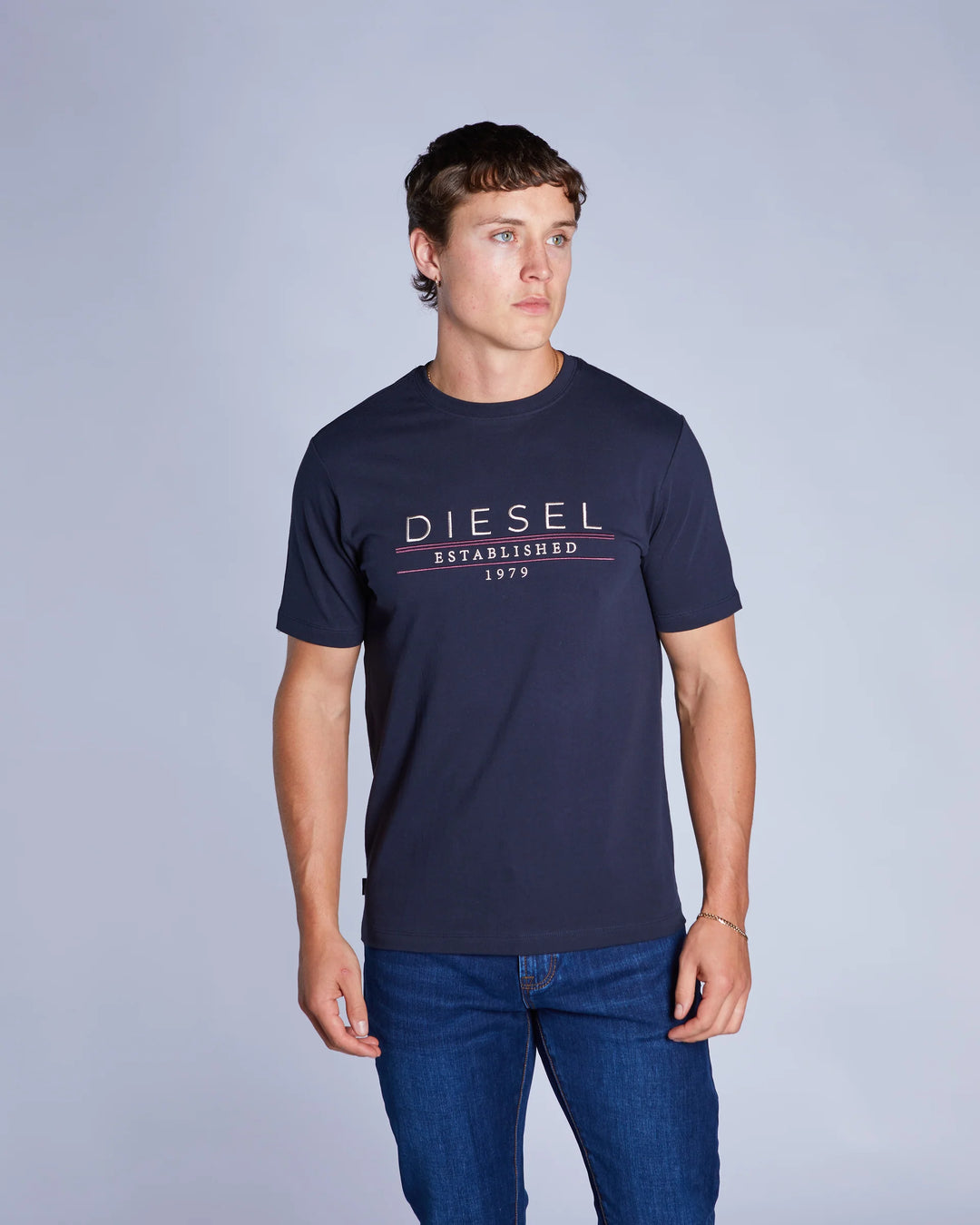 DIESEL DUNCAN TEE - SALUTE NAVY