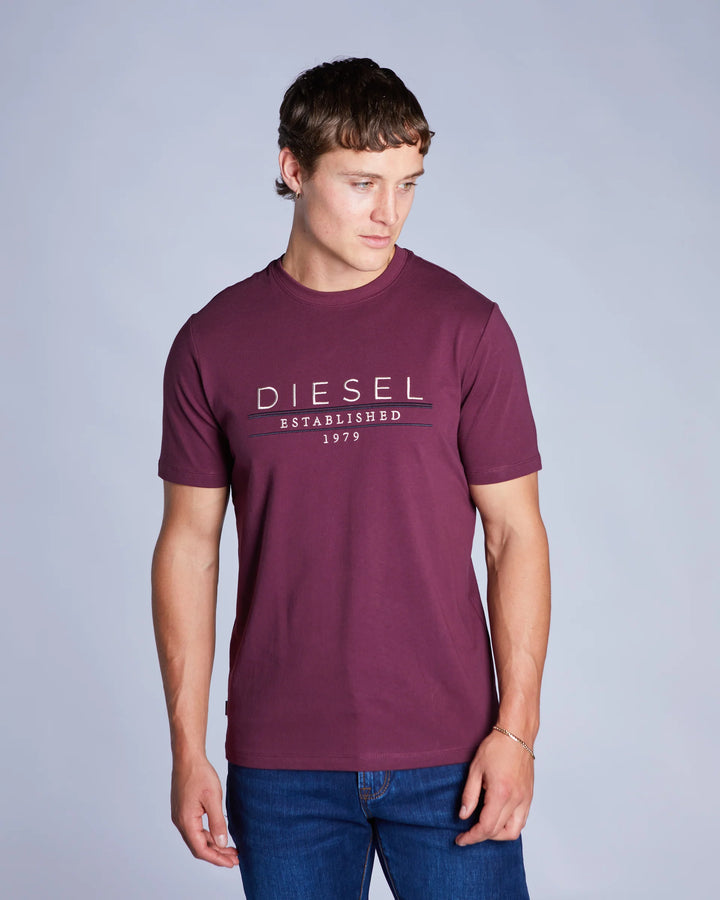 DIESEL DUNCAN TEE - FIG