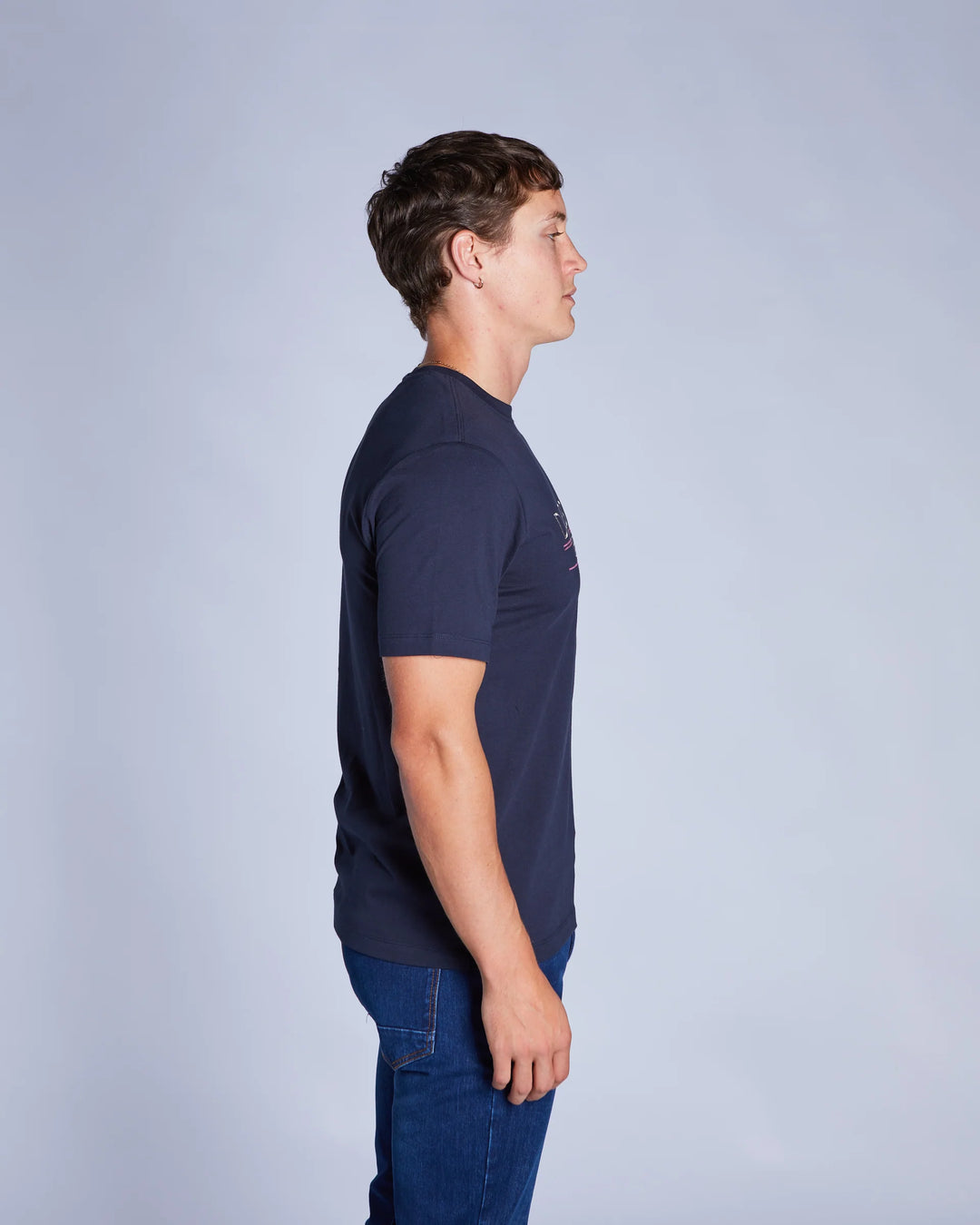 DIESEL DUNCAN TEE - SALUTE NAVY