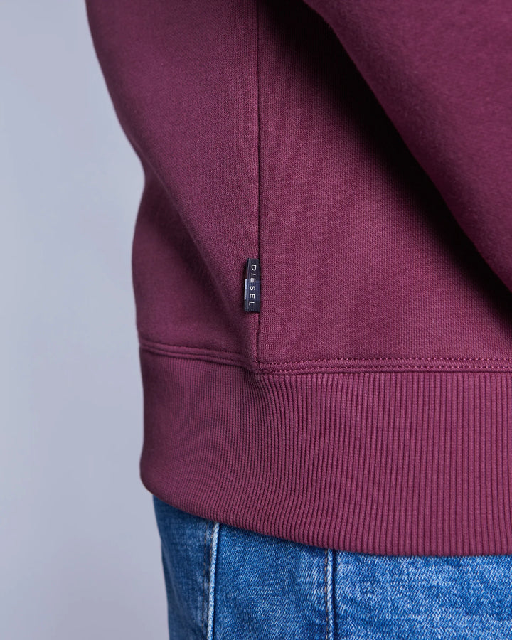 DIESEL DURK SWEATSHIRT - FIG