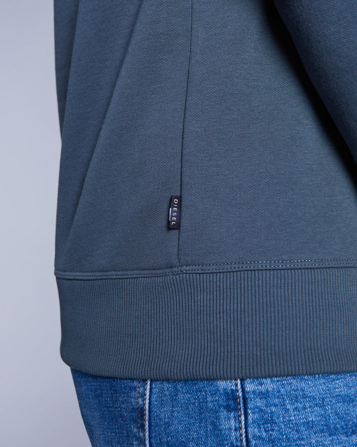 DIESEL DURK SWEATSHIRT - PETROL BLUE