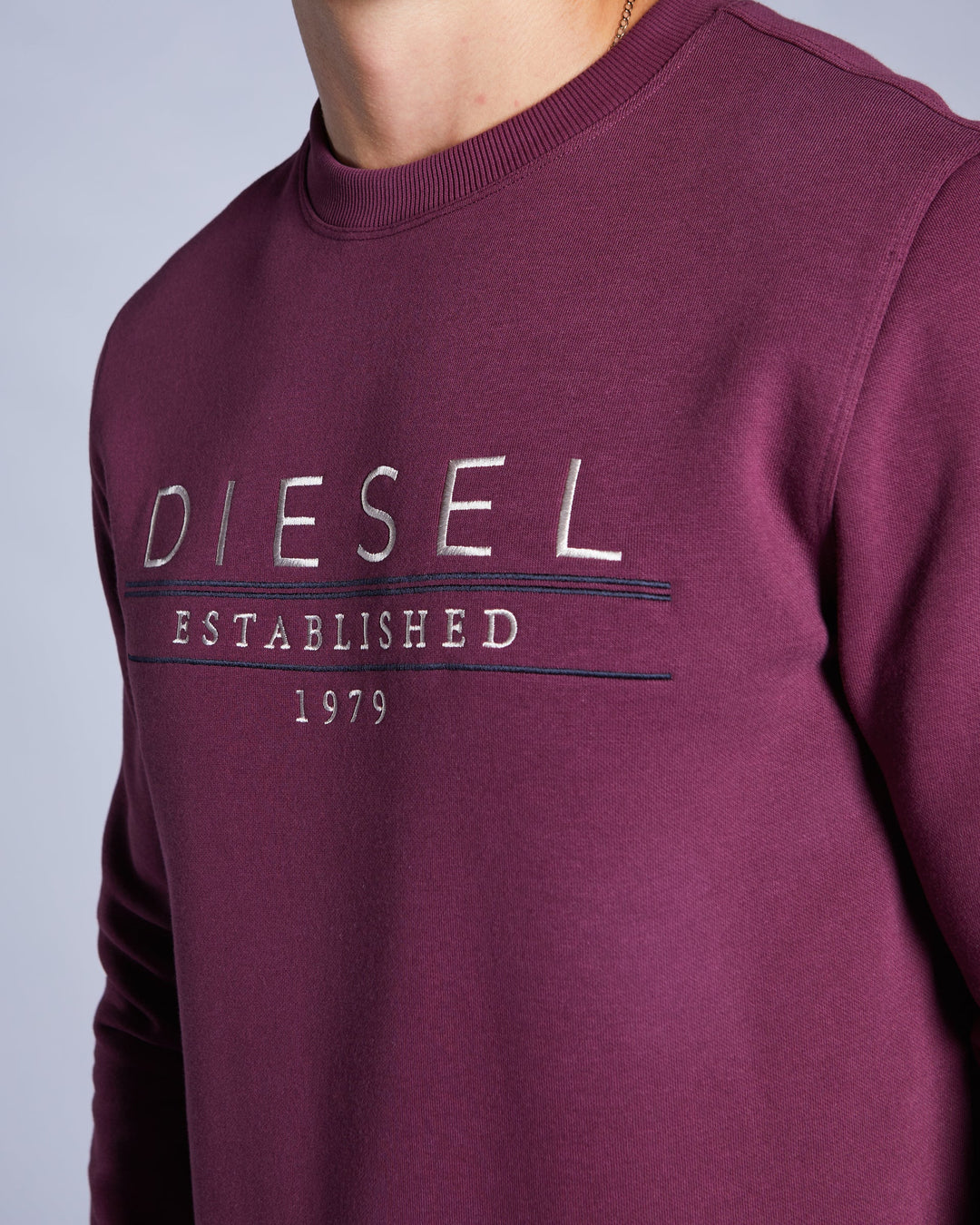 DIESEL DURK SWEATSHIRT - FIG