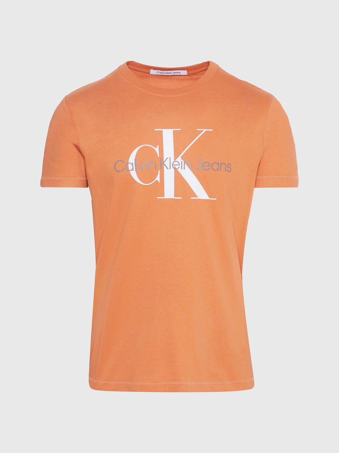 CKJ SEASONAL MONOLOGO TEE - BURNT CLAY
