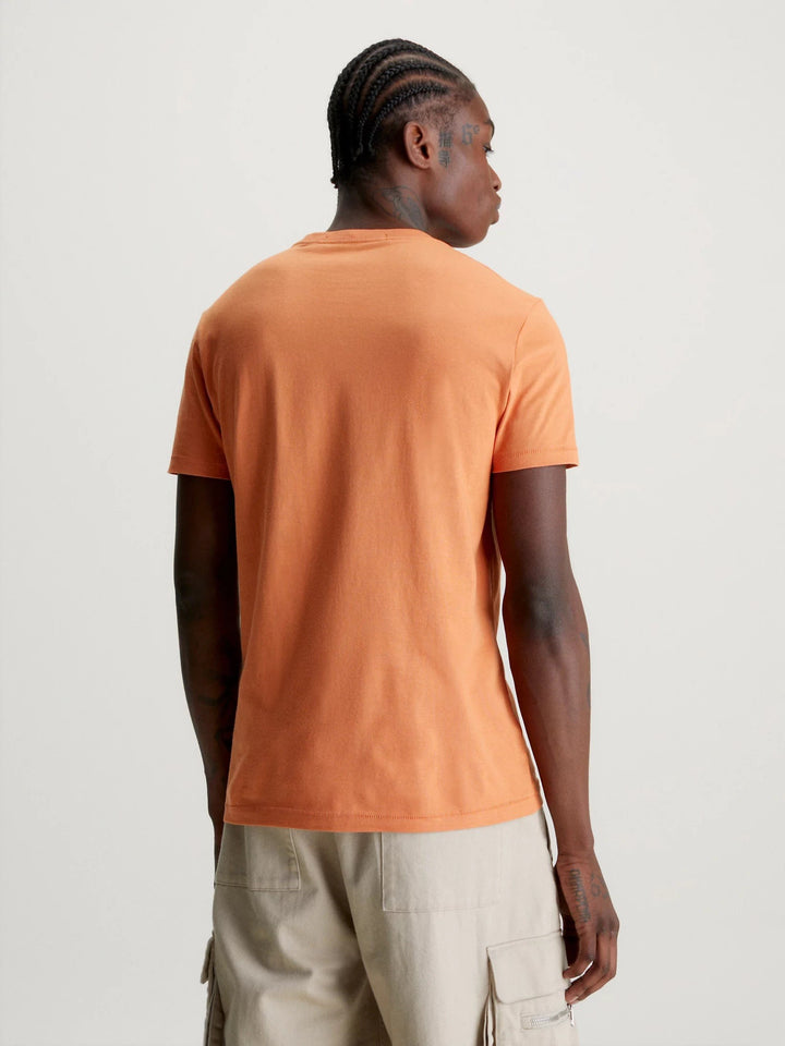 CKJ SEASONAL MONOLOGO TEE - BURNT CLAY