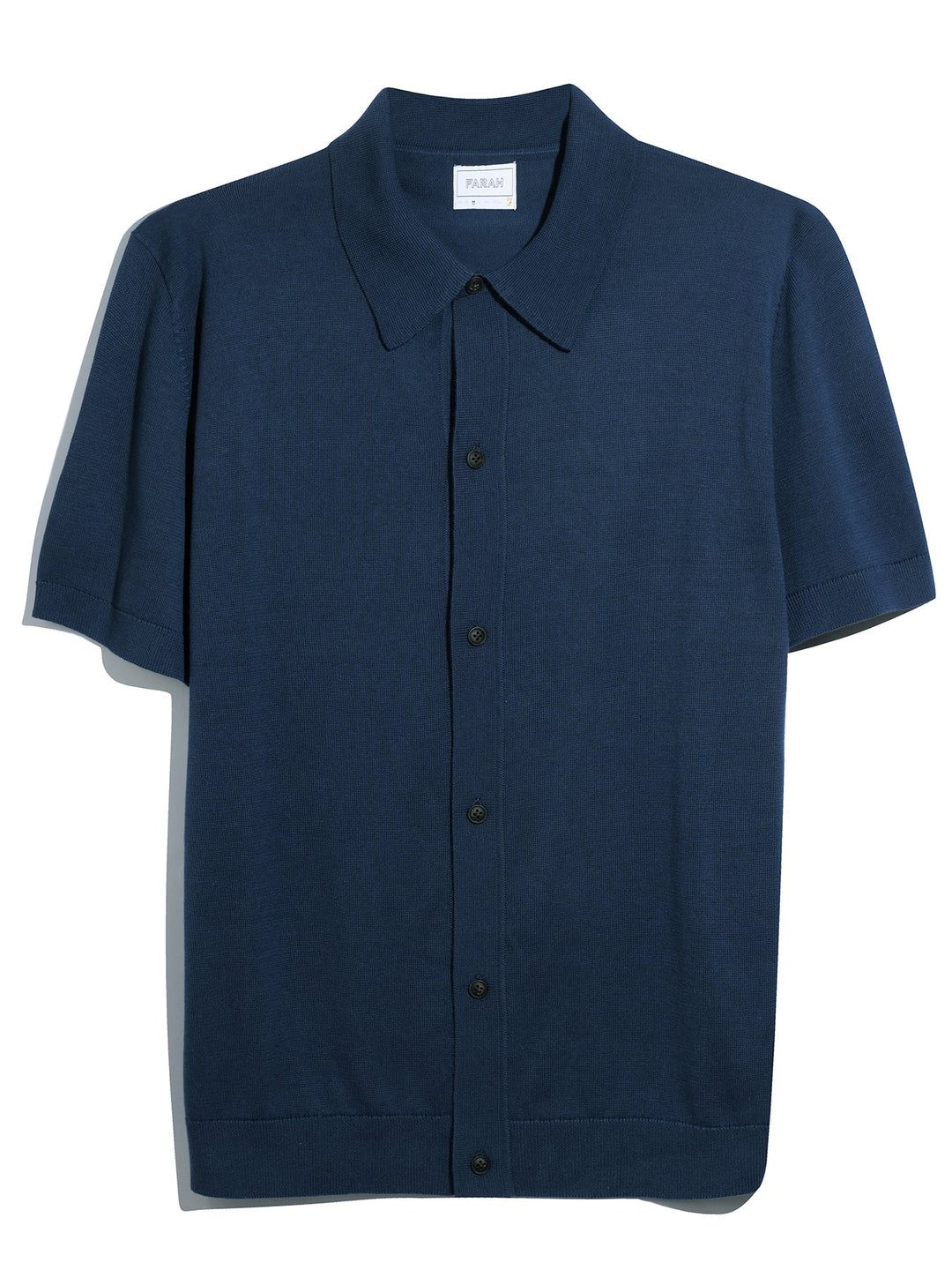 FARAH POPLAR KNITTED SS POLO - AEGEAN BLUE