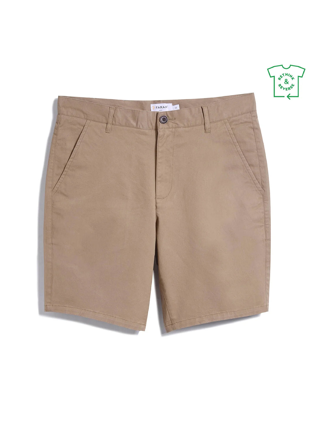 FARAH HAWK CHINO SHORT - BEIGE