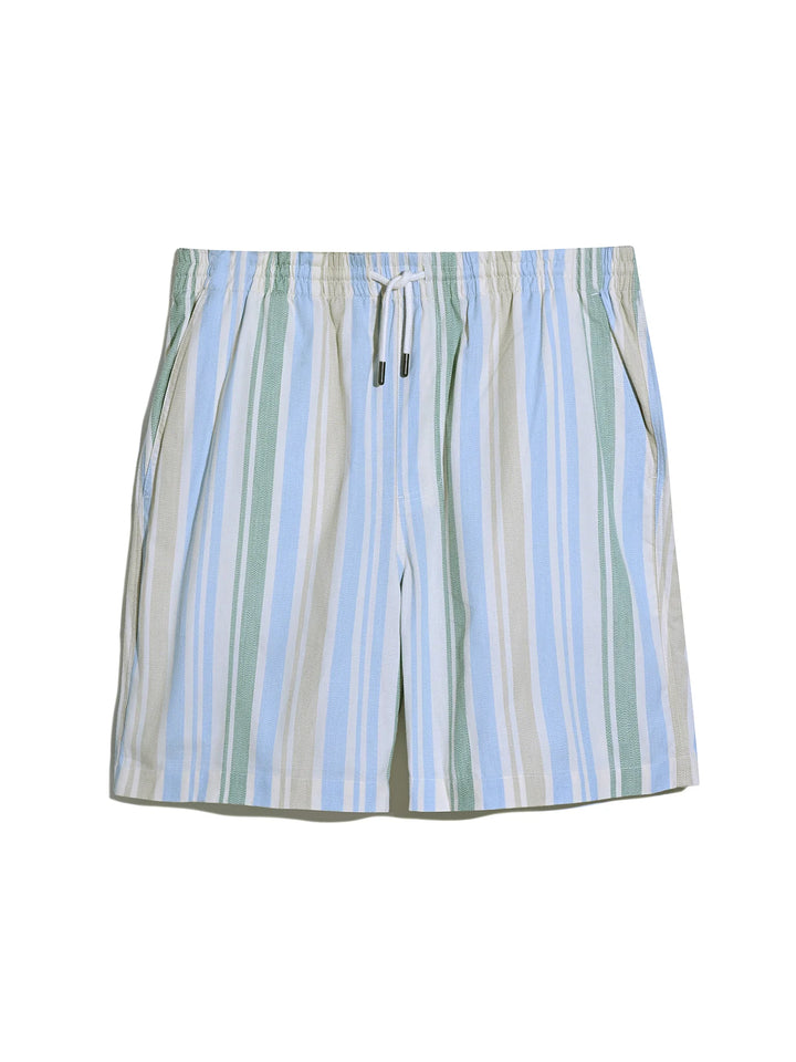 Redwald FARAH REDWALD THICK STRIPE - ECRU – T W Menswear
