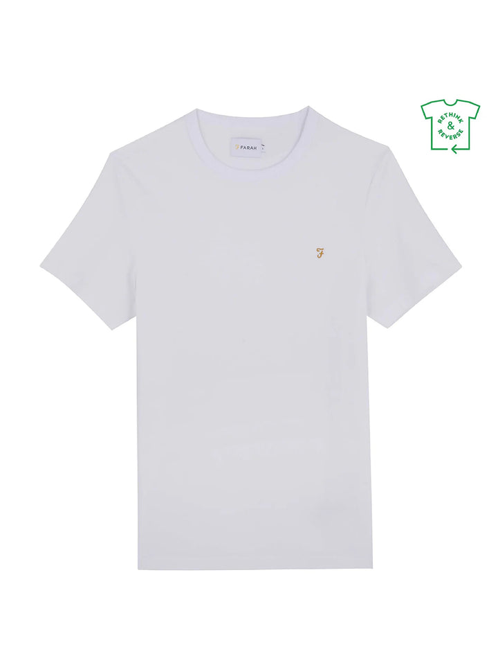 FARAH DANNY REG SS TEE - WHITE