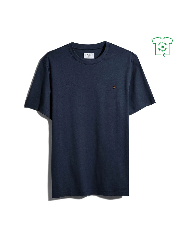 FARAH DANNY REG SS TEE - NAVY