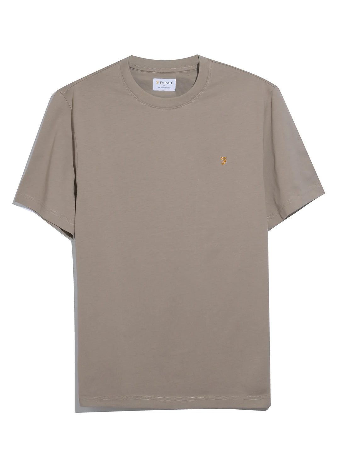 FARAH DANNY SS TEE - STONE GREY