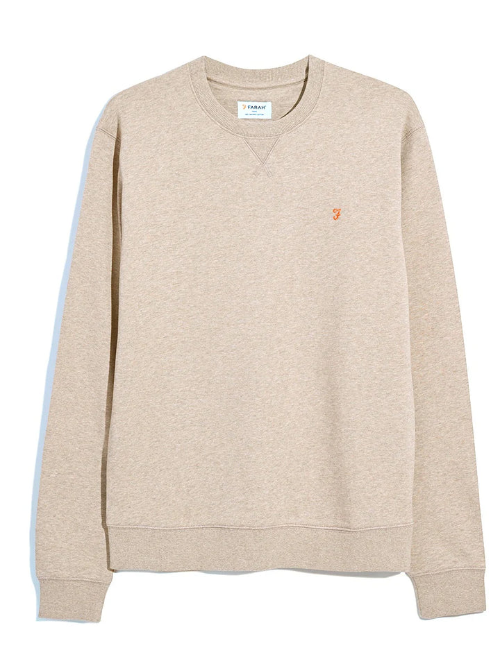FARAH TIM NEW CREW - BIRCH GREY MARL