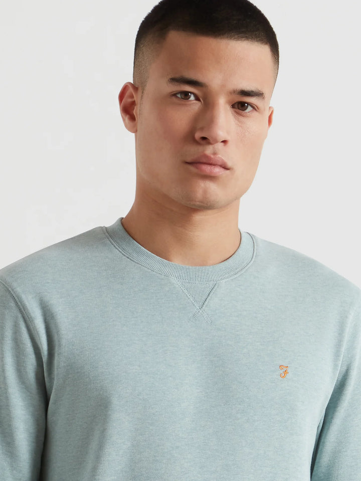 FARAH TIM NEW CREW - GREEN MIST MARL