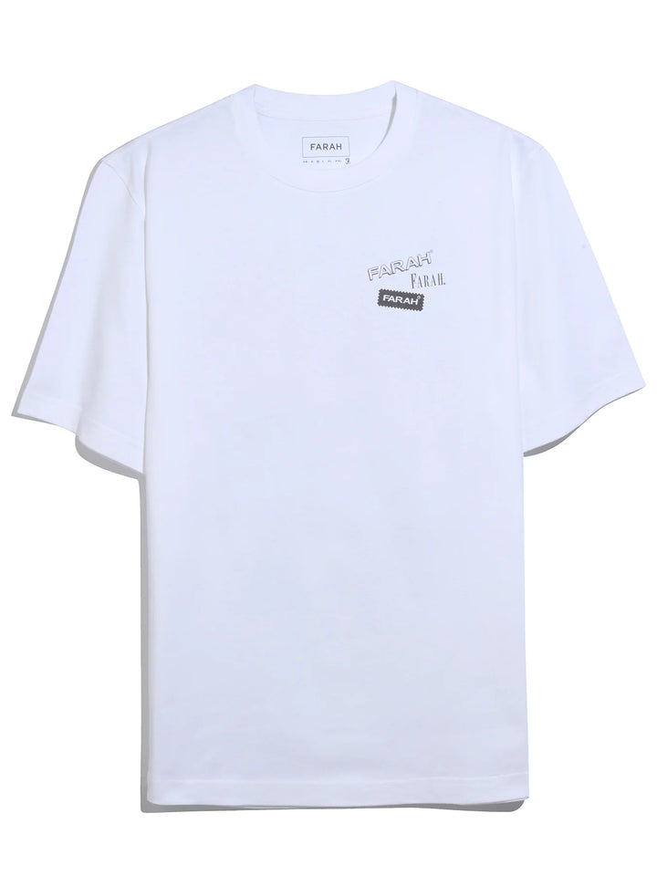 FARAH TILSWORTH GRAPHIC TEE - WHITE