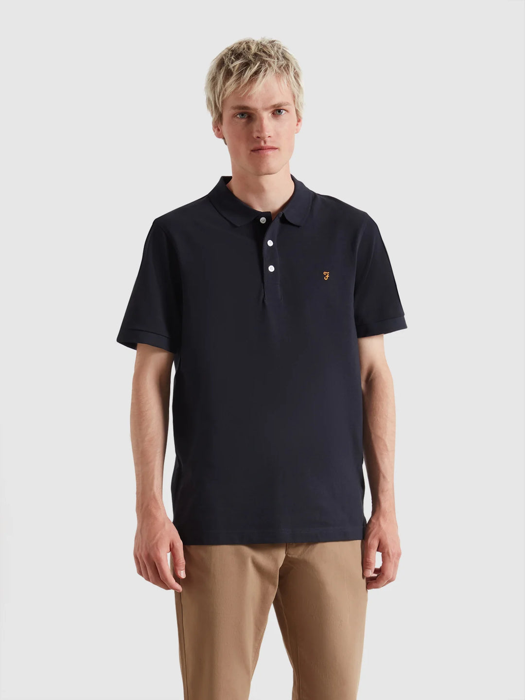FARAH BLANES SS POLO - NAVY