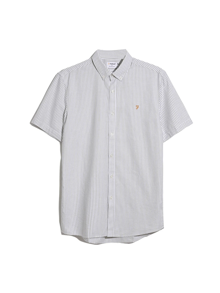 FARAH BREWER STRIPE SS - BALSAM