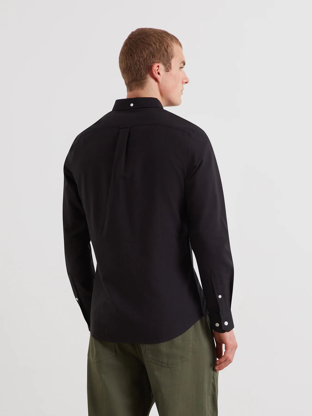 FARAH BREWER LS SHIRT - BLACK
