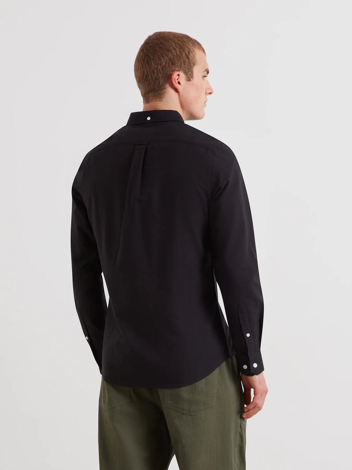FARAH BREWER LS SHIRT - BLACK