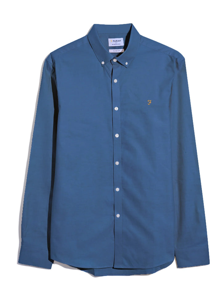 FARAH BREWER LS BD - COLD METAL