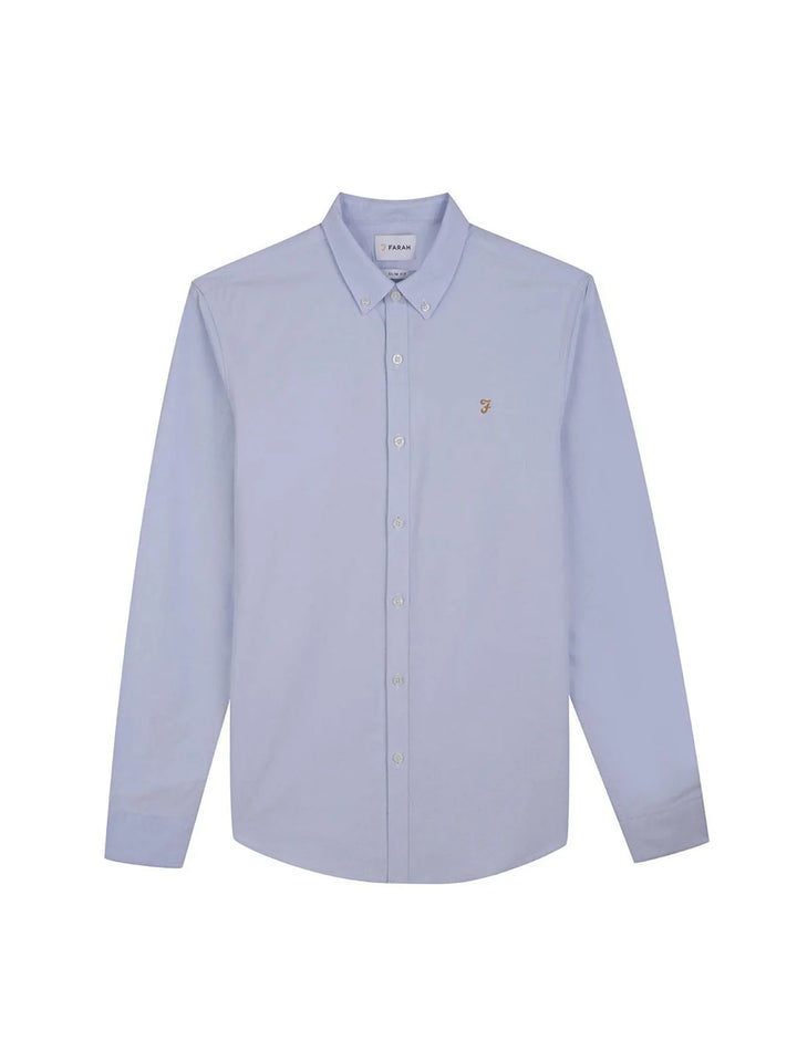 FARAH BREWER LS SHIRT - SKY BLUE