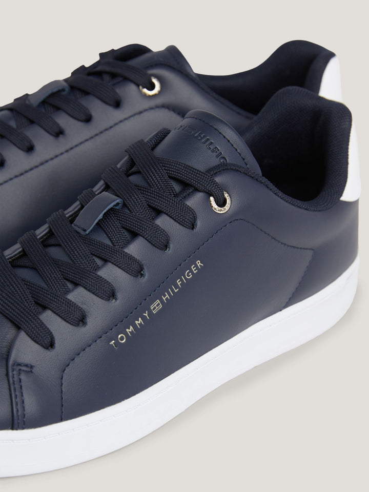 TH COURT CUPSOLE LEATHER GOLD - NAVY