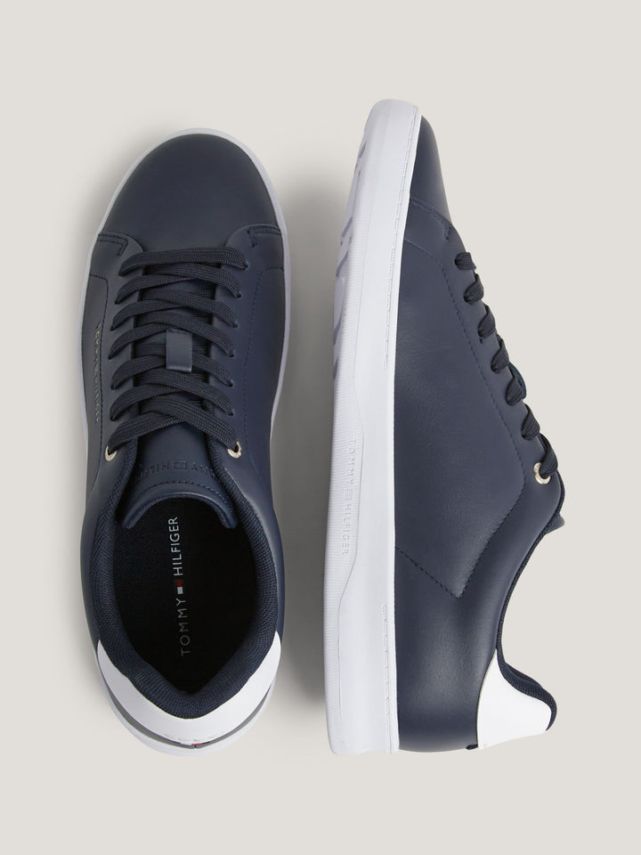 TH COURT CUPSOLE LEATHER GOLD - NAVY