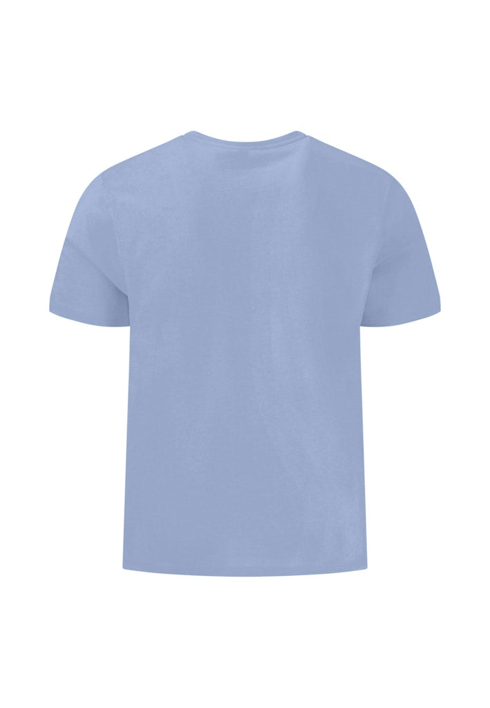 FYNCH HATTON BASIC TEE - NEW BREEZE