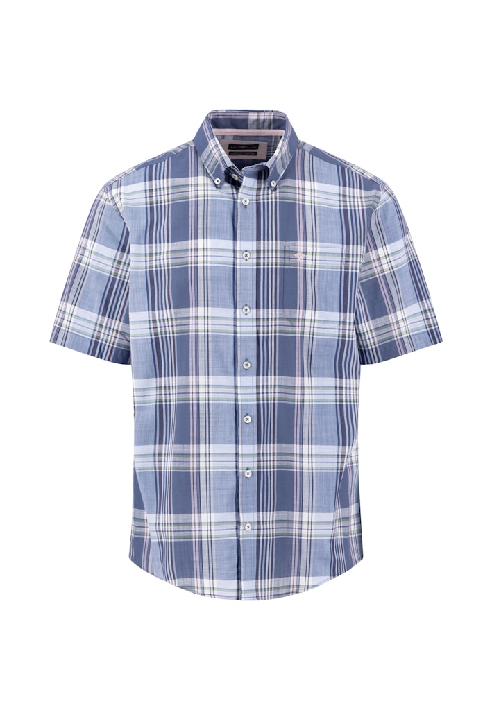 FYNCH HATTON SLUB CHECK SS - HORIZON