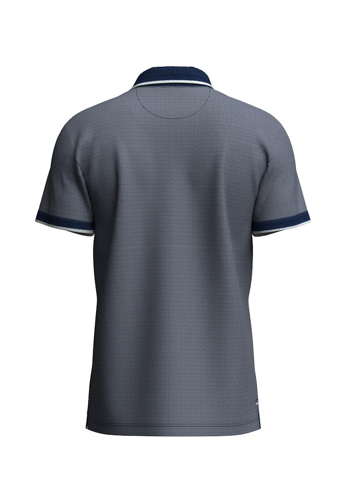 FYNCH HATTON 2 TONE PIQUEE - 672 MIDNIGHT