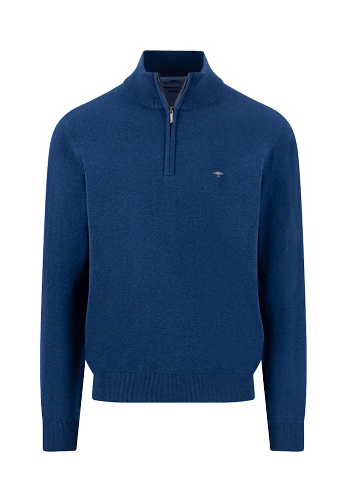 FYNCH HATTON TROYER 1/2 ZIP - MIDNIGHT