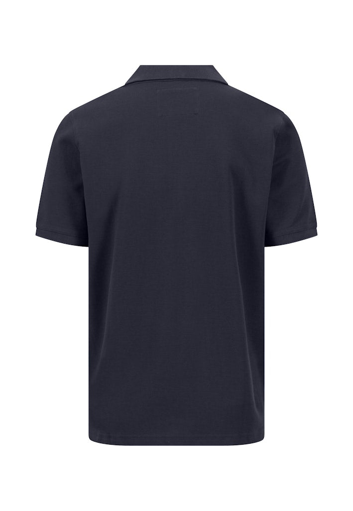 FYNCH HATTON CHEST POCKET POLO - NAVY