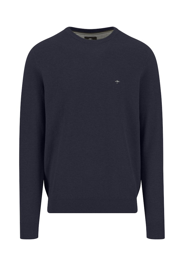 FYNCH-HATTON O-NECK - 690 NAVY
