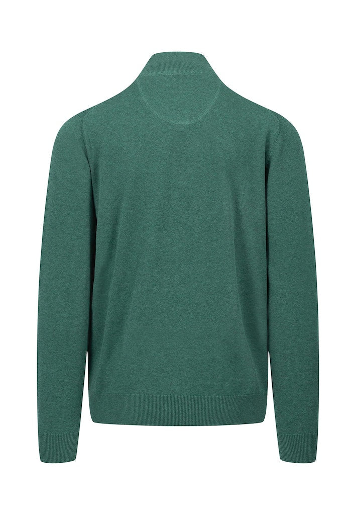 FYNCH HATTON TROYER ZIP - DARK EMERALD