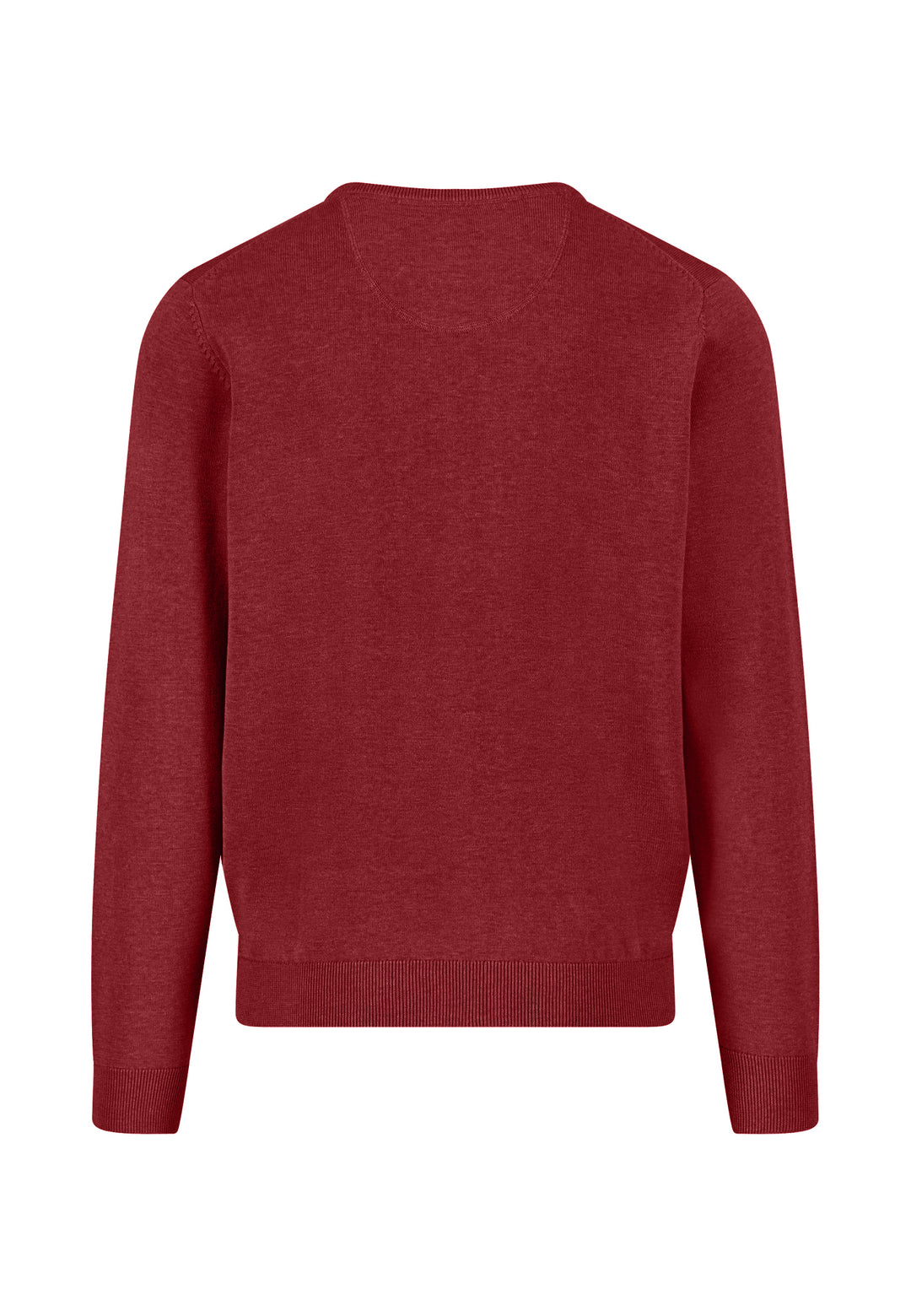 FYNCH HATTON O-NECK - 367 GARNET RED