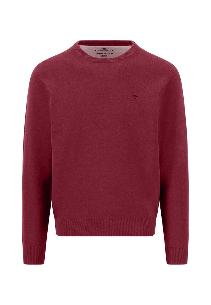 FYNCH HATTON O-NECK - 346 BRICK