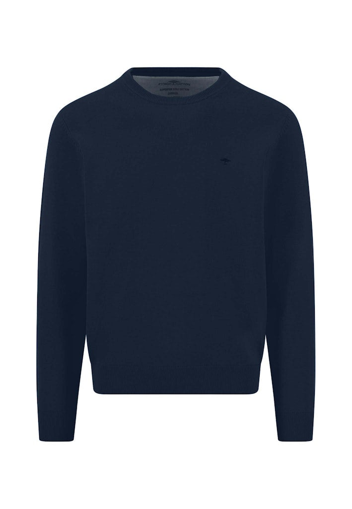 FYNCH HATTON O-NECK - 661 INK BLUE