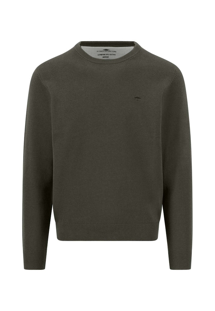 FYNCH HATTON O-NECK - 749 CYPRESS