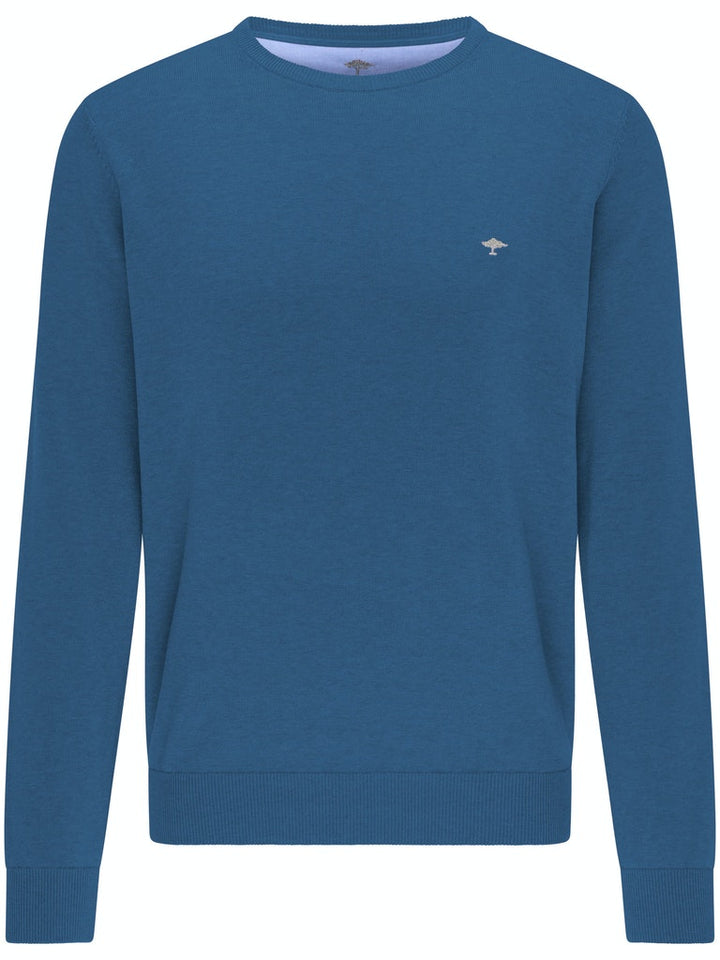 FYNCH HATTON O-NECK - AZURE
