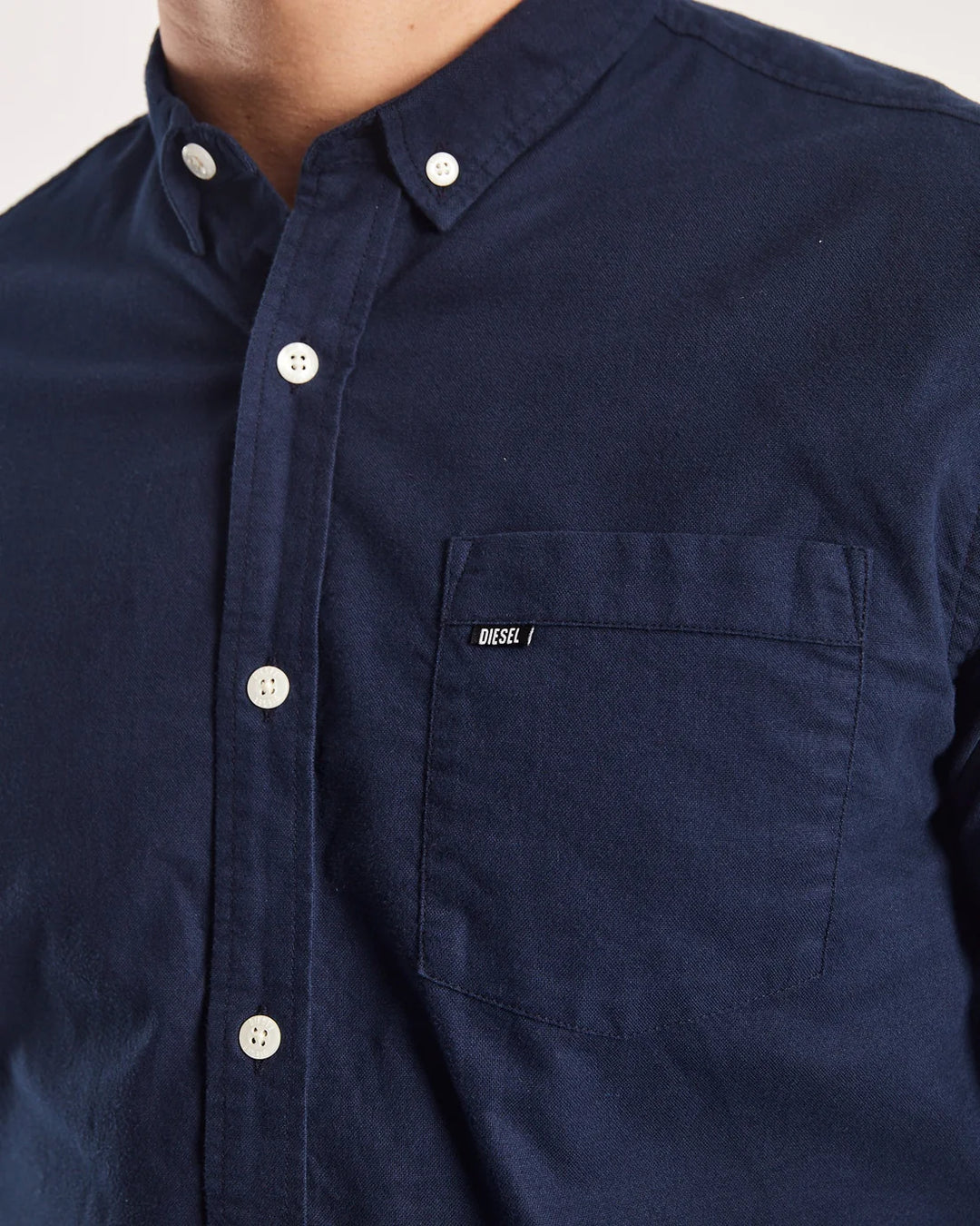 DIESEL GARVEY LS SHIRT - NAVY