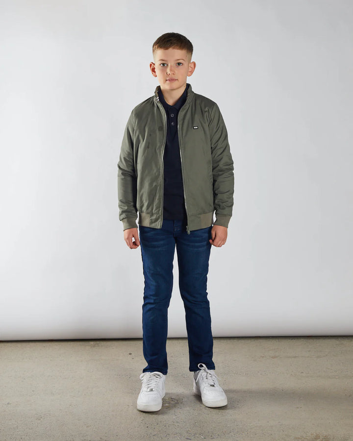 DIESEL BOYS GRANT JACKET - OLIVE
