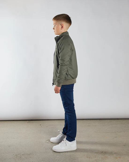 DIESEL BOYS GRANT JACKET - OLIVE