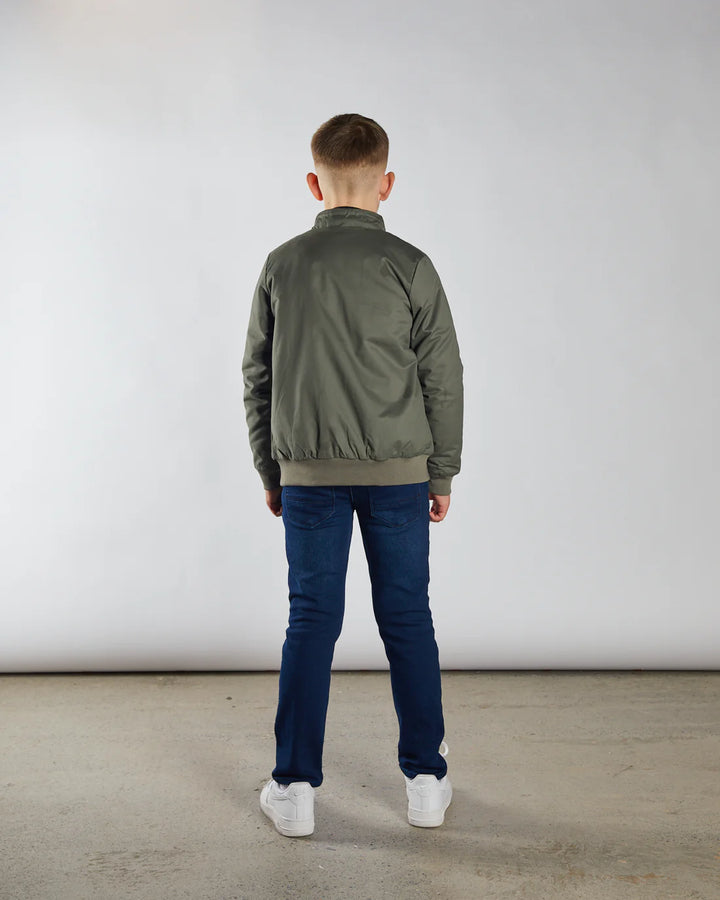 DIESEL BOYS GRANT JACKET - OLIVE