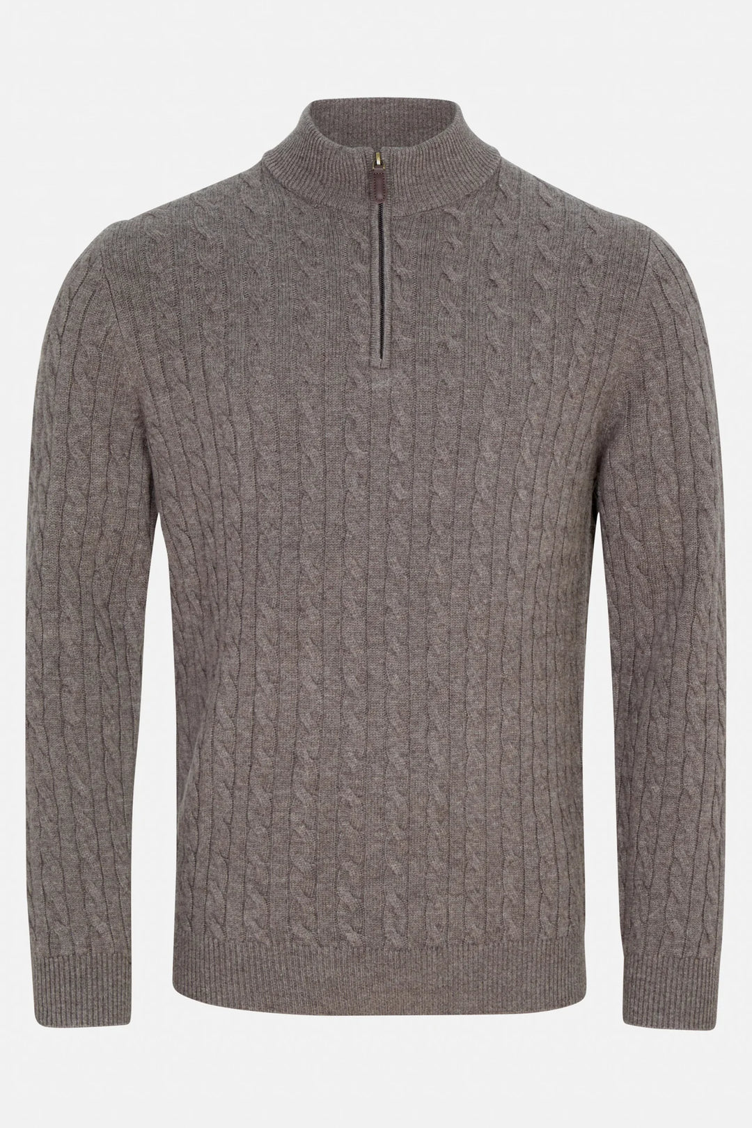 BENETTI GRANT 1/4 ZIP - BROWN