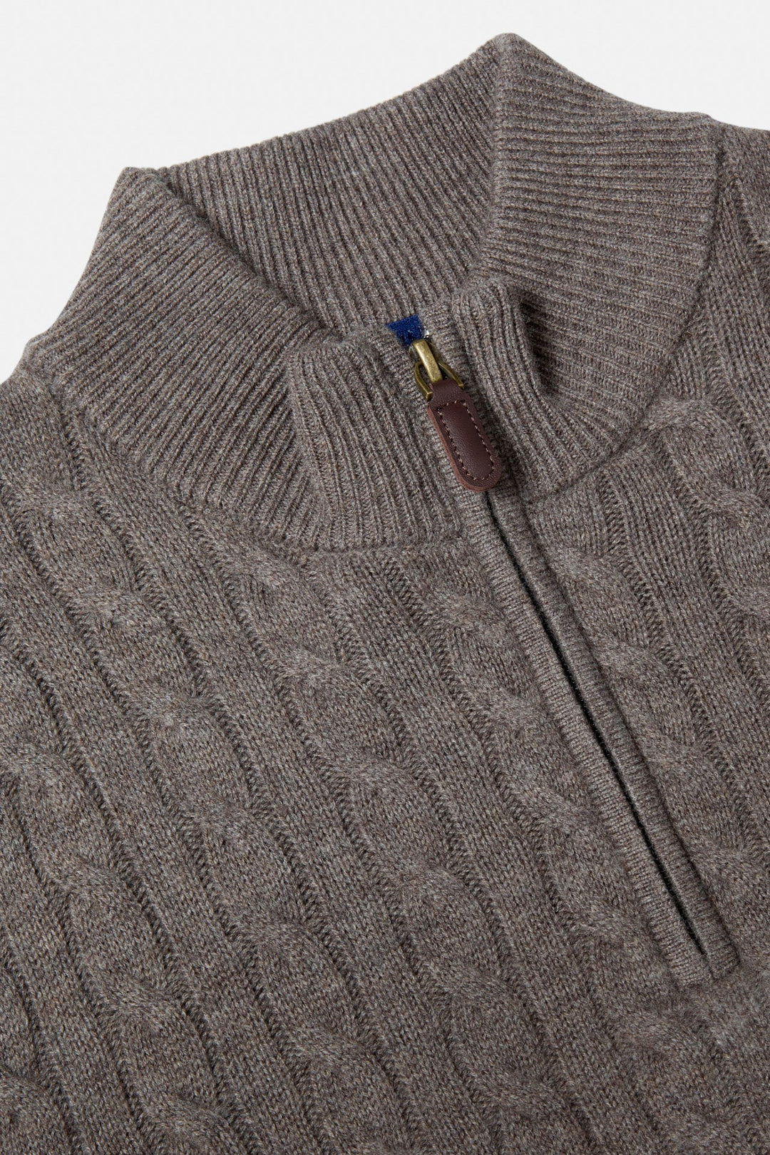 BENETTI GRANT 1/4 ZIP - BROWN