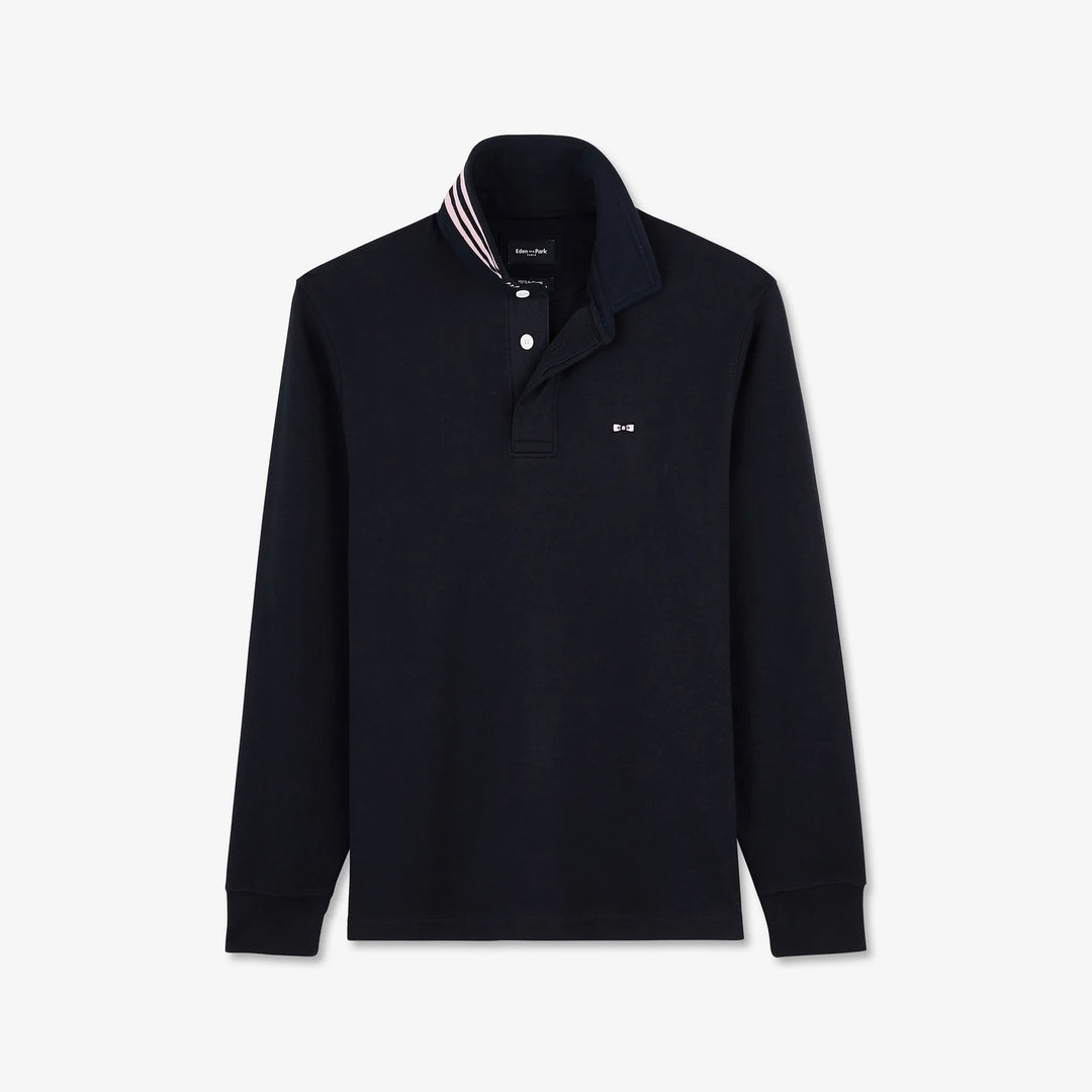 EDEN PARK PLAIN RUGBY POLO - NAVY